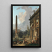 Wędrownych minstreli - Hubert Robert — oprawiony obraz na ścianie