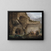 Laveuses dans les ruiny Koloseum - Hubert Robert — oprawiony obraz na ścianie