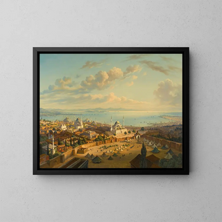 Hubert Sattler - Constantinople From The Fire Tower Of Beyazit.webp