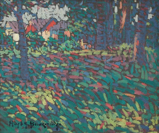 letniego krajobrazu w Langhorne, Pensylwania - Hugh Henry Breckenridge — widok dzieła