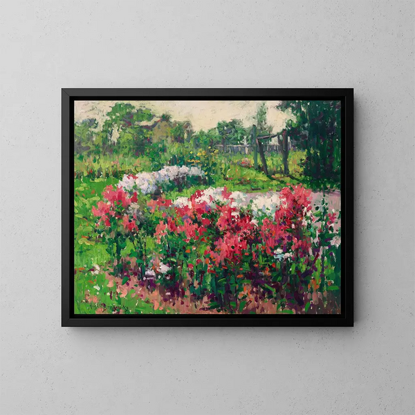Le jardin ouvert - Hugh Henry Breckenridge — oprawiony obraz na ścianie