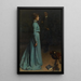 La dame en bleu, M. et Mme J. S. MacDonald - Hugh Ramsay — oprawiony obraz na ścianie