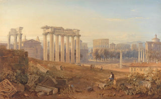 Hugh William Williams - View of the Forum in Rome.webp