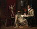 L'Atelier de l'artiste avec autoportrait - Hugo Birger — widok dzieła