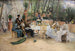 Le déjeuner des artistes scandinaves au Café Ledoyen Paris Vernissage 1886 - Hugo Birger — widok dzieła