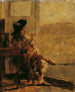 Palacz siedzący - Hugo Charlemont — widok dzieła
