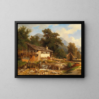 Hugo Darnaut - Motif of Tyrol by the Achensee.webp