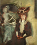 Portret damy - Hugo Freiherr von Habermann — widok dzieła