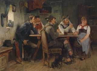 na ławce testowej - Hugo Kauffmann — widok dzieła