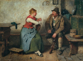 Godzina rozmowy - Hugo Kauffmann — widok dzieła