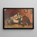 La joueuse de guitare - Hugo Wolff-Maage — oprawiony obraz na ścianie