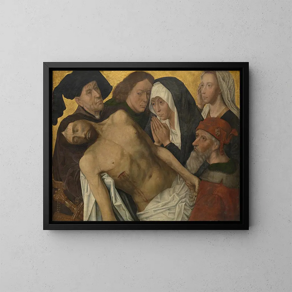 La Lamentation du Christ - Hugo van der Goes — oprawiony obraz na ścianie