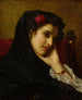 Piękność hiszpańska - Hugues Merle — widok dzieła