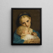 Uczucie - Hugues Merle — oprawiony obraz na ścianie