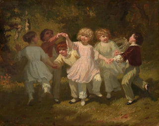 Hugues Merle - Children Playing in a Park.webp