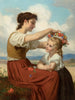 Korona polnych kwiatów - Hugues Merle — widok dzieła
