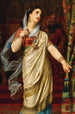 Esther przed Aswerusem - Hugues Merle — widok dzieła