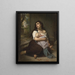 L'abandonnée - Hugues Merle — oprawiony obraz na ścianie