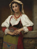 La fille napolitaine - Hugues Merle — widok dzieła