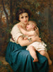 Myśli o przyszłości - Hugues Merle — widok dzieła