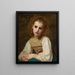 Młoda piękność - Hugues Merle — oprawiony obraz na ścianie