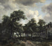 Chata wśród drzew - Meindert Hobbema — widok dzieła