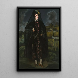 Ignacio Zuloaga - Portrait of Anita Ramrez in Black.webp