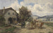przed kuźnią - Ignaz Ellminger — widok dzieła