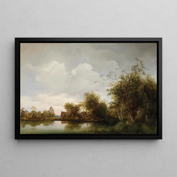 Ignaz Raffalt - Hainbach near Vienna.webp