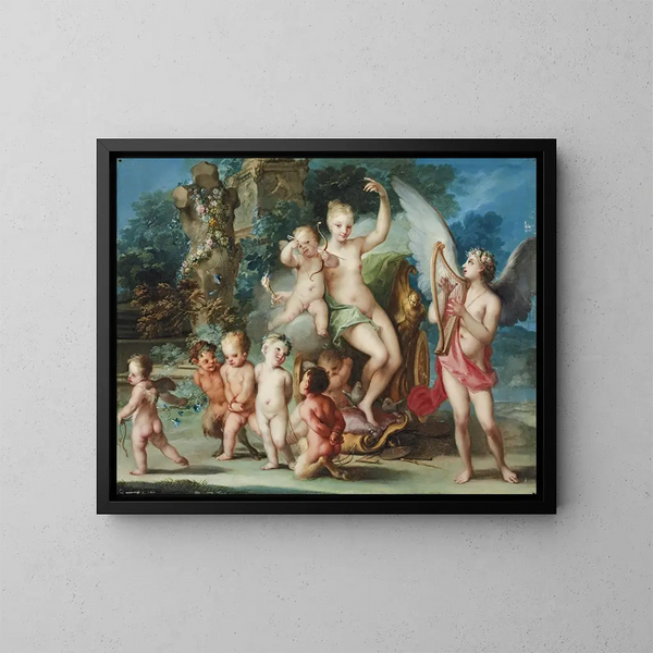 Le Triomphe de Vénus et de Cupidon - Ignazio Stern — oprawiony obraz na ścianie