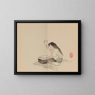 Keinen shugajō Pl. 78 - Imao Keinen — oprawiony obraz na ścianie