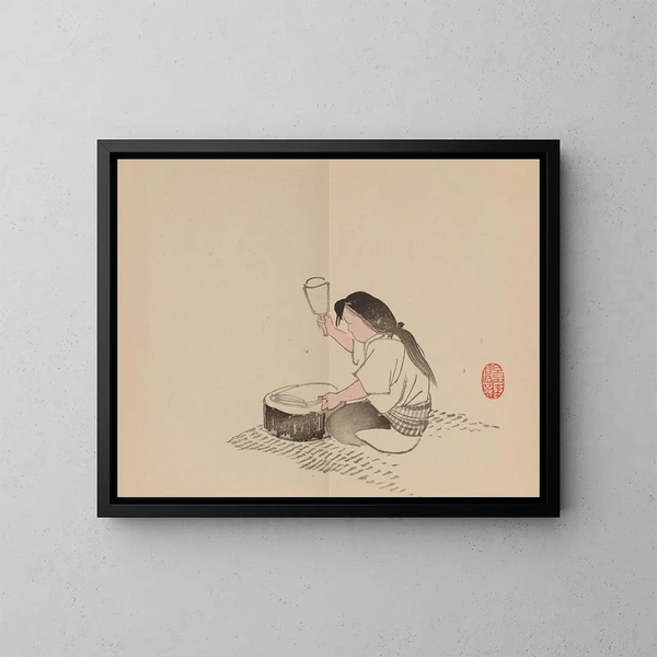 Keinen shugajō Pl. 78 - Imao Keinen — oprawiony obraz na ścianie