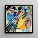 Improwizacja 26 wioślarstwo - Wassily Kandinsky — oprawiony obraz na ścianie
