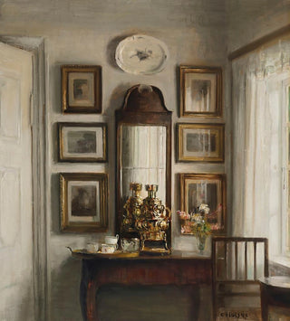 Intérieur avec un samovar - Carl Holse