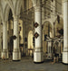 wnętrza Nieuwe Kerk w Delft - Hendrick Cornelisz van Vliet — widok dzieła