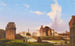 Widok Forum rzymskiego z Łukiem Konstantyna - Ippolito Caffi — widok dzieła