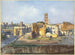 Łuk Tytusa i świątynia Wenus i Rzymu w pobliżu Forum Romanum - Ippolito Caffi — widok dzieła