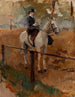 Amazone na Rotten Row Hyde Park Londyn - Isaac Israëls — widok dzieła