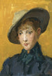 Elegancka dziewczyna w kapeluszu - Isaac Israëls — widok dzieła
