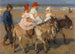 Balades à Dos d'Âne sur la Plage - Isaac Israëls — widok dzieła
