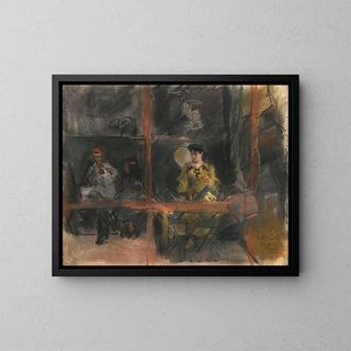 Fête de Montmartre - Isaac Israëls — oprawiony obraz na ścianie