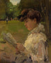 Dziewczyna czytająca - Isaac Israëls — widok dzieła