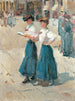 Midinettes na placu Vendôme w Paryżu - Isaac Israëls — widok dzieła