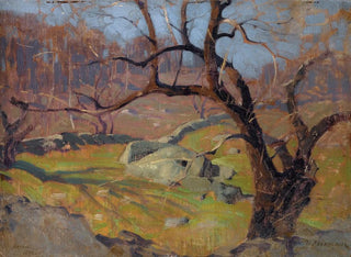Widok w pobliżu Jalty - Isaac Levitan — widok dzieła