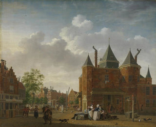La waag Saint-Antoine à Amsterdam - Isaac Ouwater — widok dzieła