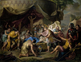La mort d'Épaminondas - Isaac Walraven — widok dzieła