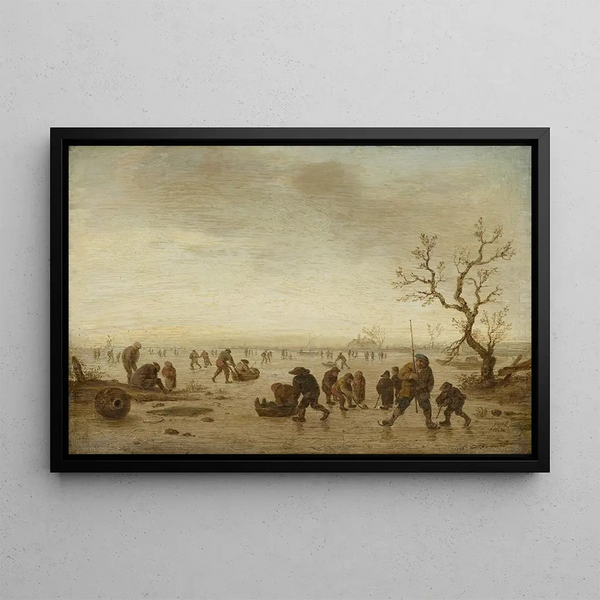 Isaac van Ostade - Skaters on the Ice.webp