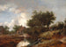 Ścieżka prowadząca do farm przez zalesiony strumień - Isaack van Ruisdael — widok dzieła