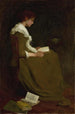 Dziewczyna czytająca - Isabel Codrington — widok dzieła