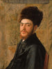 Mężczyzna z czapką z futra - Isidor Kaufmann — widok dzieła